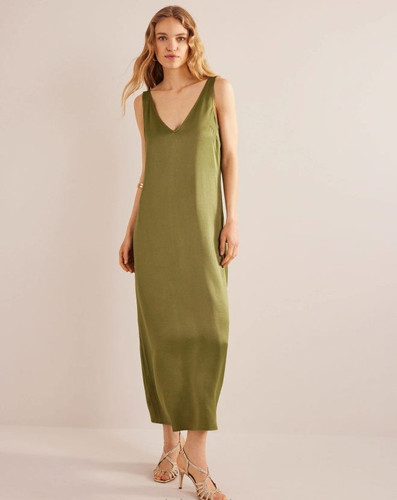 Boden satin slip maxi - satin, dress