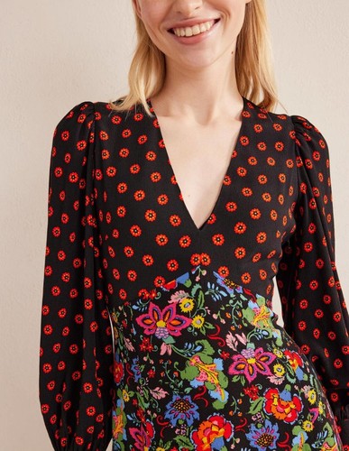Boden blouson sleeve maxi - -,