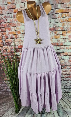 Maxi stufen kleid langes - maxi,
