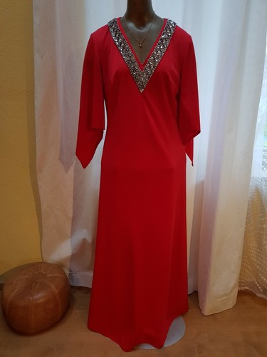 Maxikleid abendkleis rot - maxikleid,
