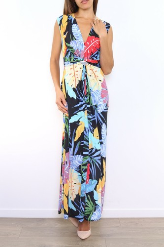Damen maxi kleid sommer lang - kleid,