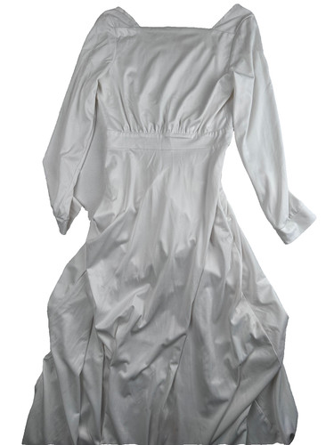 Damen maxikleid weiß - m,